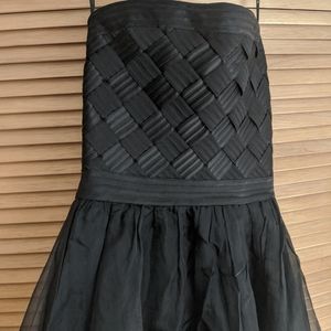 Tadashi Black Vintage Strapless Dress - size 10